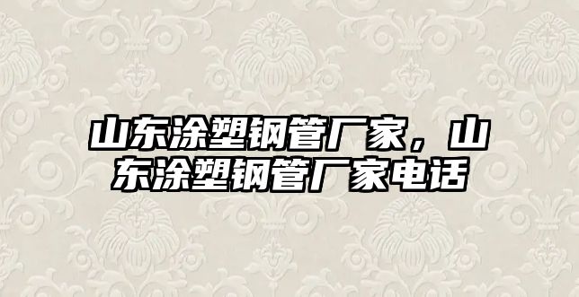 山東涂塑鋼管廠家，山東涂塑鋼管廠家電話