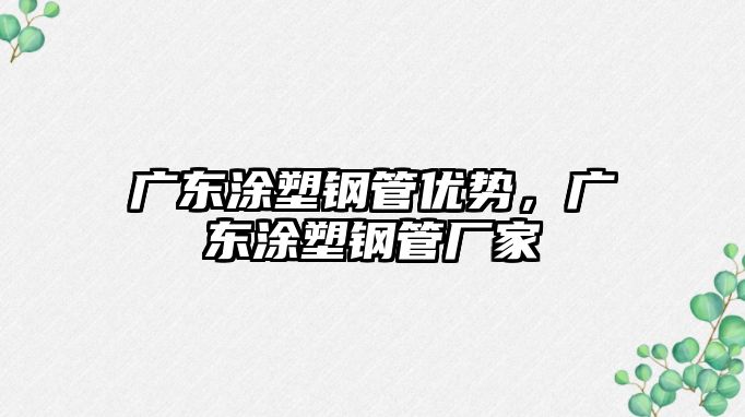 廣東涂塑鋼管優(yōu)勢，廣東涂塑鋼管廠家