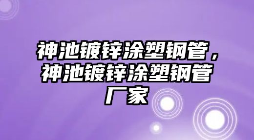 神池鍍鋅涂塑鋼管，神池鍍鋅涂塑鋼管廠家